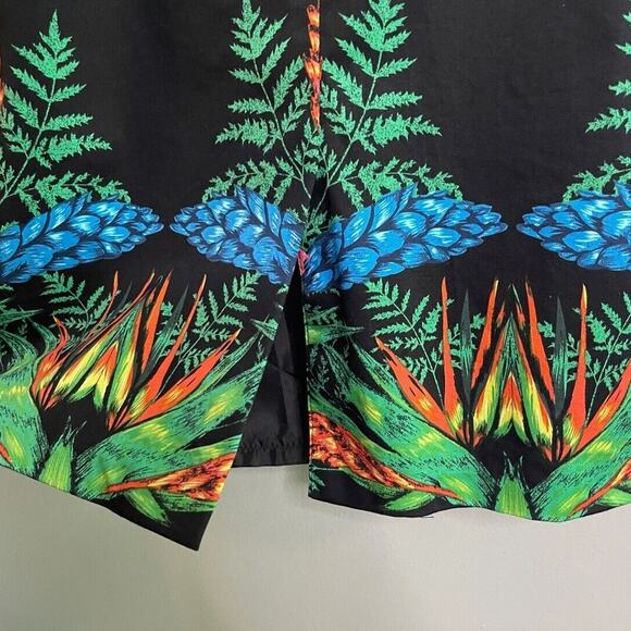 Linea Domani Dress Size 10 Botanical Sheath Tropical Floral Office Business - Picture 6 of 8